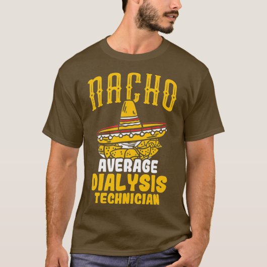 Nacho平均透析技術者透析 Tシャツ (正面)