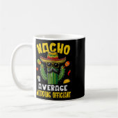 Nacho Average結婚の官おもしろい笑わされる条 コーヒーマグカップ (左)