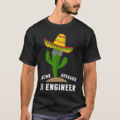 Nacho Average AI Engineer For Artificial Intellige Tシャツ (正面)