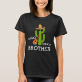 Nacho Average Brother Saying Cinco de Mayo Bro Men Tシャツ (正面)