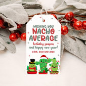 Nacho Average Christmas Holiday ギフトタグ