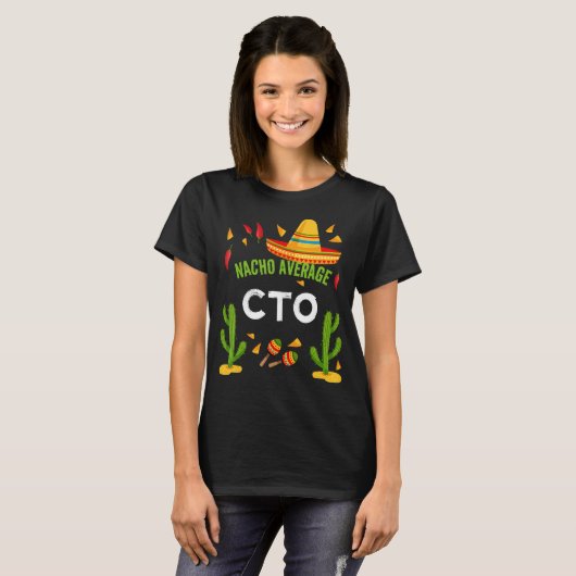 Nacho Average Cto Cinco De Mayo Tシャツ (正面フル)