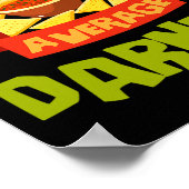 Nacho Average Darnell Funny Birthday Personalized  ポスター (角)