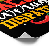 Nacho Average Dispatcher Funny Mexican Cinco De Ma ポスター (角)