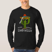 Nacho Average Engineer Funny Engineering Men Premi Tシャツ (正面)