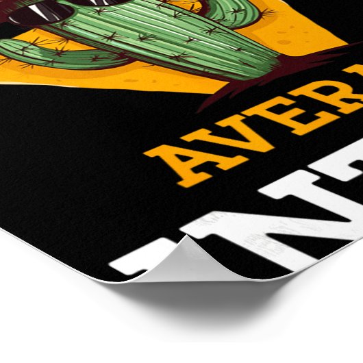 Nacho Average Intern Funny New Job Coworker Office ポスター (角)