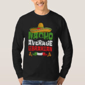 Nacho Average Librarian Cinco De Mayo Mexican Fies Tシャツ (正面)