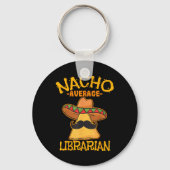 Nacho Average Librarian Library-keeper Library Cin キーホルダー (正面)