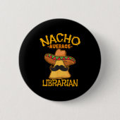 Nacho Average Librarian Library-keeper Library Cin 缶バッジ (正面)