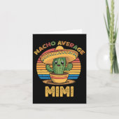 Nacho Average Mimi Matching Mexican Cinco De Mayo カード (正面)