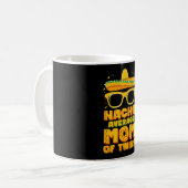 Nacho Average Mom Of Twins Mexican Cinco de Mayo コーヒーマグカップ (正面左)
