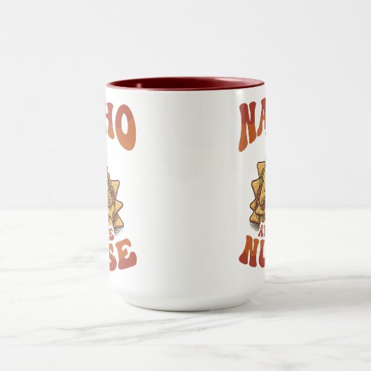 Nacho Average Nurse Funny Cinco de Mayo マグカップ (中央)