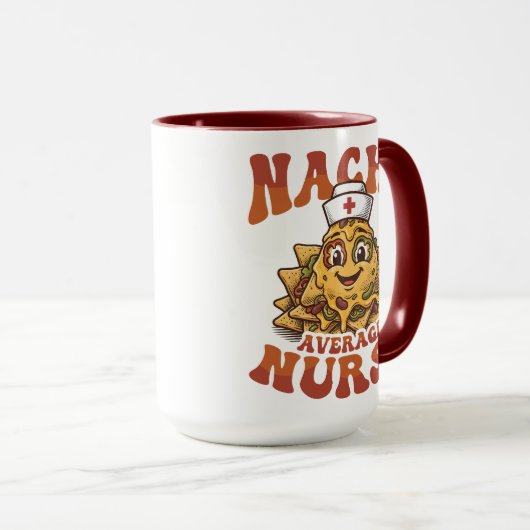 Nacho Average Nurse Funny Cinco de Mayo マグカップ (正面右)