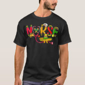 Nacho Average Nurse Meican Tee Let's Fiesta Cinco Tシャツ (正面)