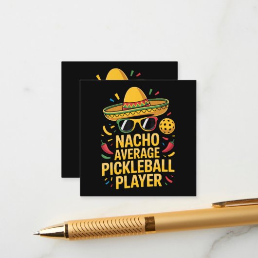 Nacho Average Pickleball Player エンクロージャーカード (正面/裏面インサイチュ)