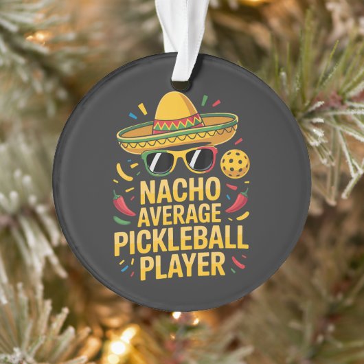 Nacho Average Pickleball Player オーナメント (ツリー)