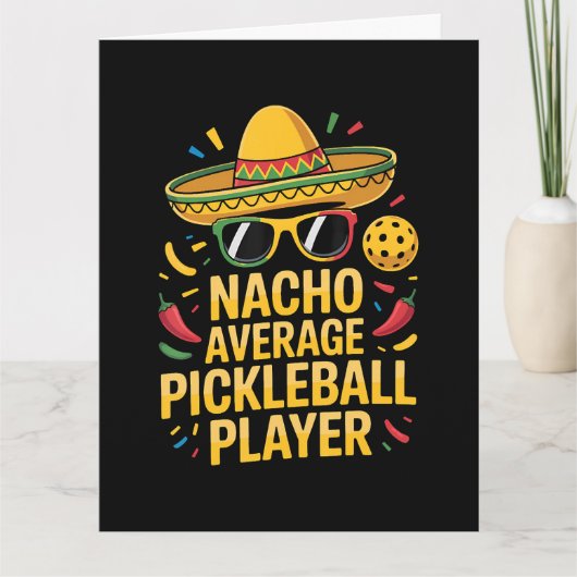 Nacho Average Pickleball Player カード (正面)