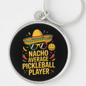 Nacho Average Pickleball Player キーホルダー (正面)