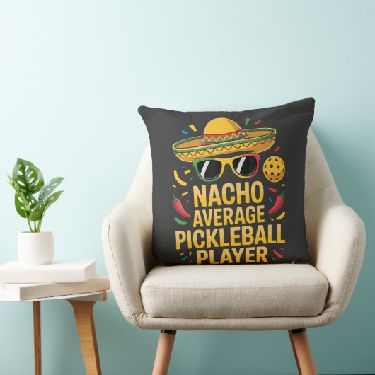 Nacho Average Pickleball Player クッション (椅子)