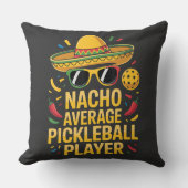 Nacho Average Pickleball Player クッション (正面)