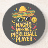 Nacho Average Pickleball Player コースター (正面)