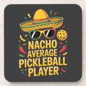 Nacho Average Pickleball Player コースター (正面)