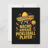 Nacho Average Pickleball Player サンキューカード (裏面)