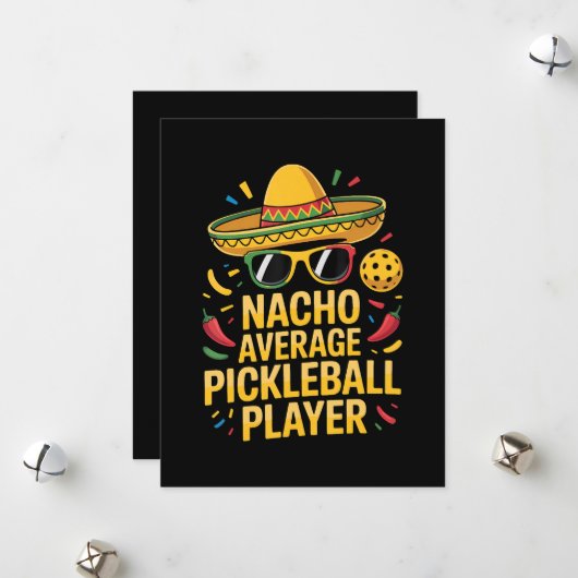 Nacho Average Pickleball Player シーズンカード (正面/裏面インサイチュ)