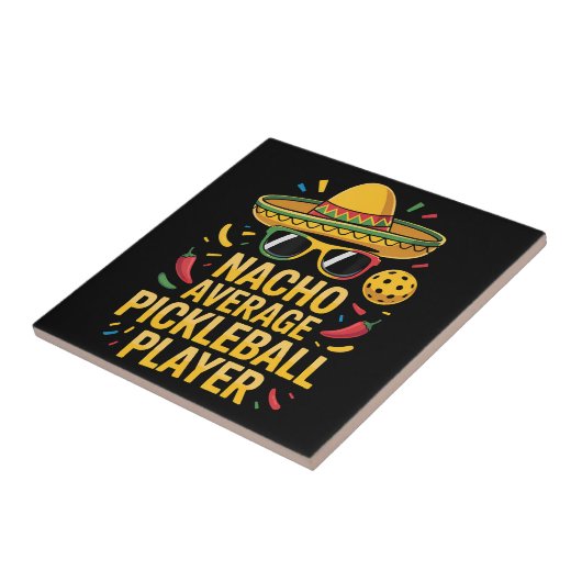 Nacho Average Pickleball Player タイル (側面)