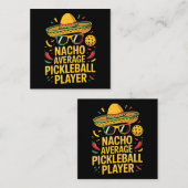 Nacho Average Pickleball Player ノートカード (正面/裏面)