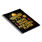 Nacho Average Pickleball Player ノートブック (右側)