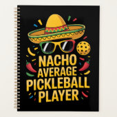 Nacho Average Pickleball Player プランナー手帳 (正面)