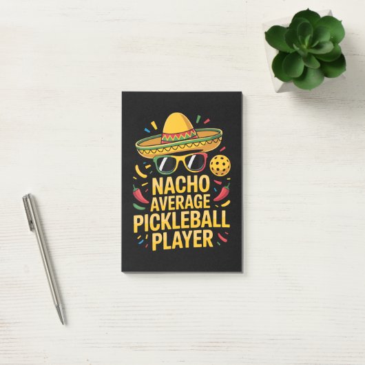 Nacho Average Pickleball Player ポストイット (オフィス)