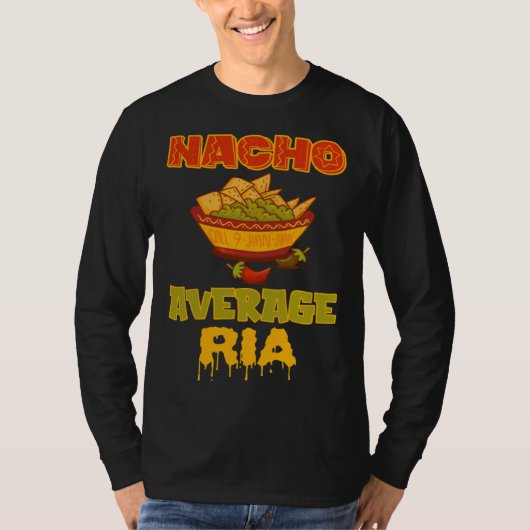 Nacho Average Ria Tシャツ (正面)