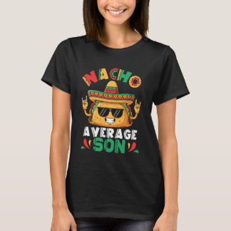 Nacho Average Son Taco with Sombrero Sunglasses Ro Tシャツ