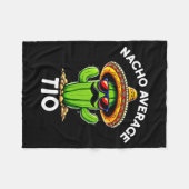 Nacho Average Tio _ Spanish Uncle Funny Espanol Sa フリースブランケット (正面(横))