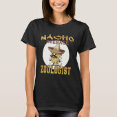 Nacho Average zoologist zoo appreciation week Tシャツ (正面)