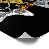 Nacho Gaming Cinco De Mayo Funny Video-game Contro ポスター (角)