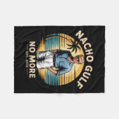 Nacho Gulf No More Funny Trump Vacation 2025 Usa  フリースブランケット (正面(横))