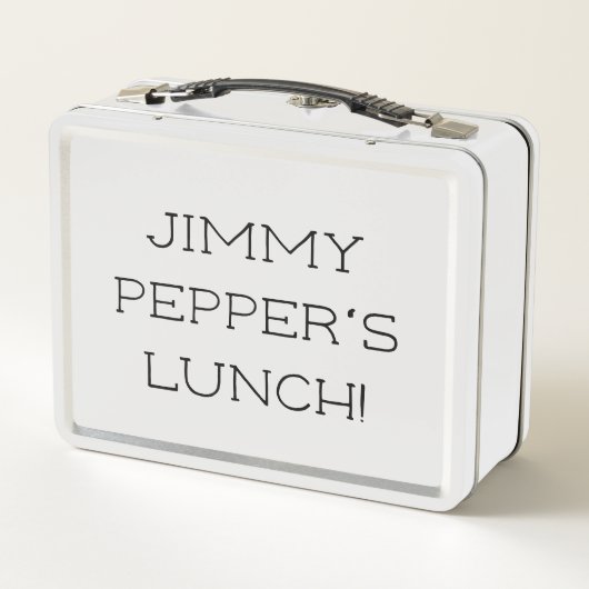 NACHO LUNCHパーソナライズされた Tortilla Chip with Cheese メタルランチボックス (裏面)