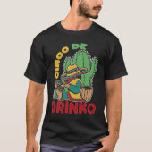 Nacho Mexican Holiday Taco Sombrero Poncho Cinco d Tシャツ (正面)