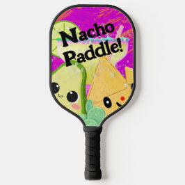 Nacho Paddle Taco-Themed with Personality ピックルボールラケット