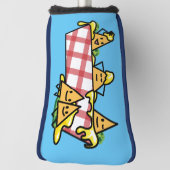 NachosはチーズハラペーニョのNachoのトーティーヤ破片を溶かしました ゴルフヘッドカバー (回転90)