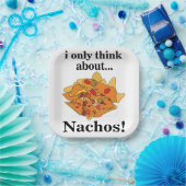 Nachos Food I Only 考え About Nachosパーティー ペーパープレート (パーティー)