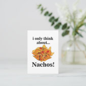 Nachos Food I Only 考え About Nachos 名刺 (スタンド正面)