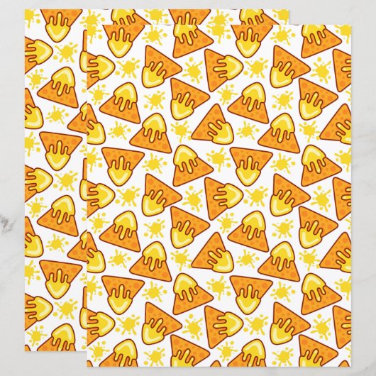 Nachos Scrapbook Paper (正面/裏面)