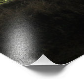 Nachtaufnahme Landschaft フォトプリント (角)