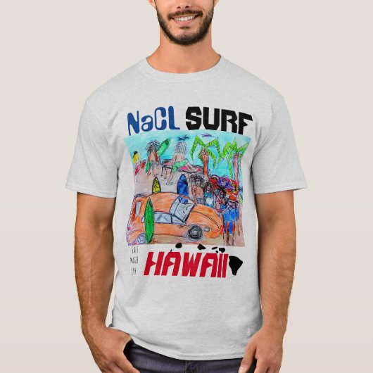 NaCL ハワイ サーフィン Tシャツ (正面)