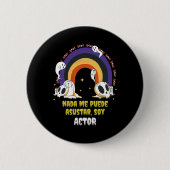 Nada Me Asusta Soy Actor - Halloween Arcoiris 缶バッジ (正面)
