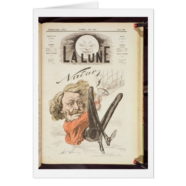 Nadarの(「La Lune」の1820-1910年の)とびらは、出版します (正面)